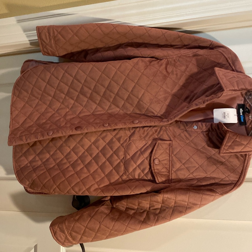 Alice Blue - Tawny Browncolored ladies shacket.
